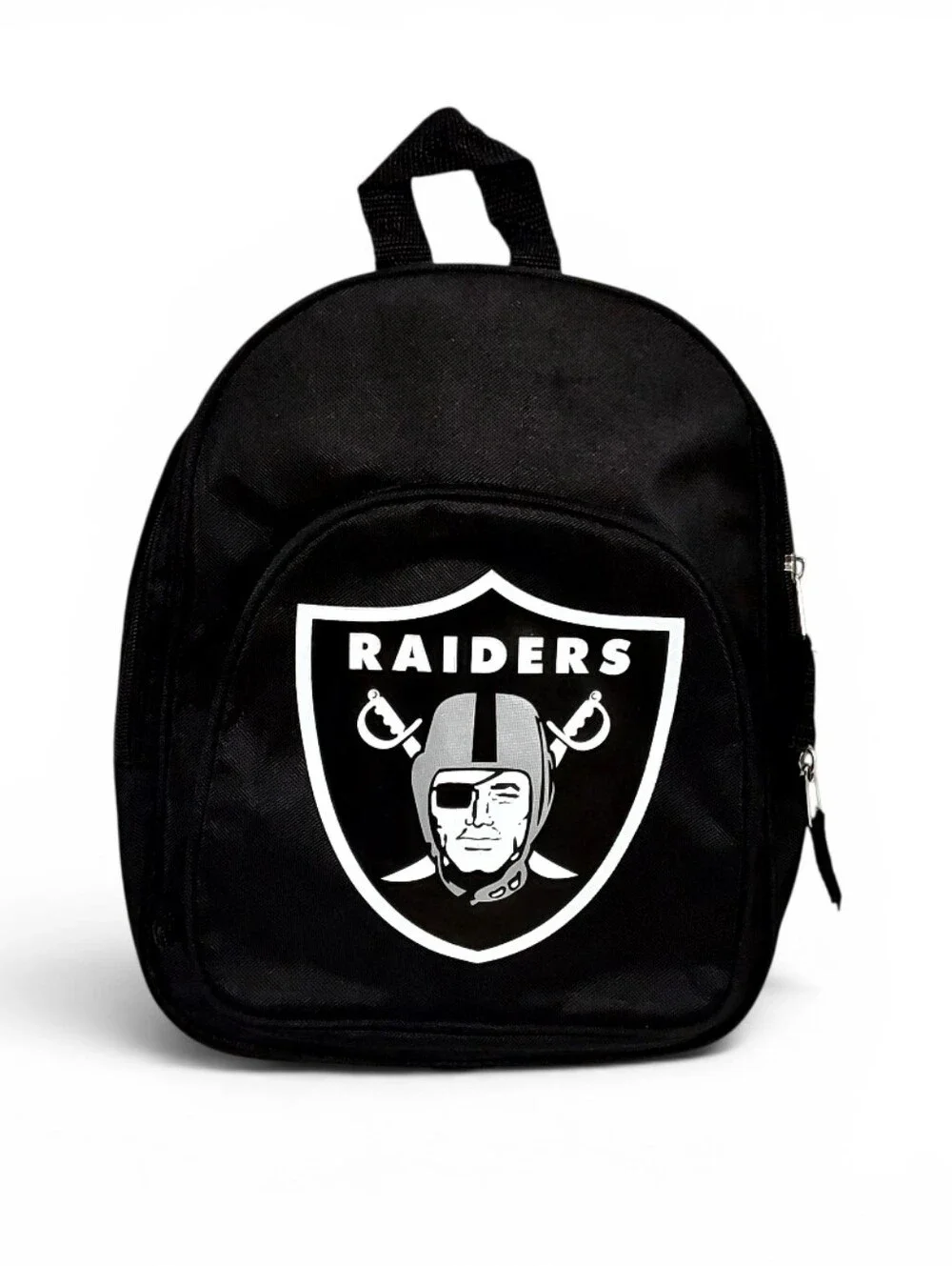 NFL Raiders Black Mini Backpack
